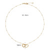 glow-102-8693-45-gold-plated-ketting-met-hanger-hartje-met-zirkonia-13-mm-breed-lengte-42-45-cm