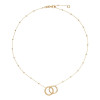 glow-102-8694-45-gold-plated-ketting-met-hanger-cirkels-en-bolletjes-1-mm-lengte-42-45-cm