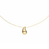 glow-102-8697-45-gold-plated-ketting-met-druppelvormige-hanger-22-mm-lengte-55-60-cm