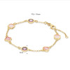 glow-104-8625-19-gold-plated-armband-met-hanger-en-zirkonia-roze-paars-7-mm-breed-lengte-17-5-19-5-cm