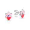 glow-106059200-zilveren-kinderoorknopjes-met-roze-bloemvorm-glanzend-afgewerkt-diameter-6-mm