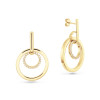 glow-106868500-goudkleurige-oorhangers-met-zirkonias-en-dubbele-ringen-25-mm-breed-hoogte-38-mm