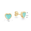 glow-106872800-gold-plated-kinderoorknopjes-hartvorm-turquoise-7-mm-breed-hoogte-15-mm