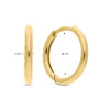 glow-107800010-gold-plated-klapoorringen-goudkleurig-2-mm-breed-diameter-10-mm