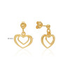 glow-107834200-gold-plated-oorhangers-met-dubbele-hartvorm-13-mm-breed