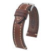 hirsch-liberty-10920210-2-elegante-leren-horlogeband-bruin-cremekleurig-stiksel-20-22-mm-breed