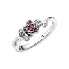 pandora-disney-190017c01-belle-en-het-beest/beauty-and-the-beast-ring-roos-met-rode-en-transparante-zirkonia-58072