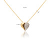 glow-202-5041-45-gouden-ketting-met-hanger-hartvormige-zirkonia-11-mm-breed-lengte-45-cm
