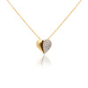 glow-202-5041-45-gouden-ketting-met-hanger-hartvormige-zirkonia-11-mm-breed-lengte-45-cm
