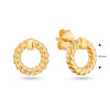 glow-206022300-gouden-oorknopjes-met-gedraaid-touwpatroon-glanzend-diameter-10-mm