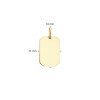 glow-242-0051-16-14-karaat-gouden-rechthoekige-graveerhanger-glanzende-afwerking-11-mm-breed-hoogte-16-mm
