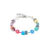 coeur-de-lion-armband-geocube-iconic-zilverkleurig-en-multicolor-stenen-2838-30-1517-lengte-18-5-21-5-cm