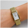 boccia-titanium-3304-03-dameshorloge-goudkleurig-titanium-met-witte-wijzerplaat-en-milanese-band-rechthoekig-20-mm-hoog