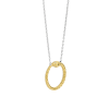 ti-sento-34071sy-42-collier-met-gold-plated-slang-en-zirkonia-lengte-38-40-42-45-48-cm