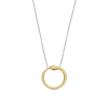 ti-sento-34071sy-42-collier-met-gold-plated-slang-en-zirkonia-lengte-38-40-42-45-48-cm