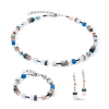 coeur-de-lion-geocube-armband-4013-30-0756-iconic-zilverkleurig-met-capri-blauw