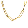gouden-paperclipcollier-6-mm-45-cm