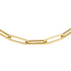 gouden-paperclipcollier-6-mm-45-cm