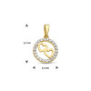 gouden-ronde-hanger-met-twee-hartjes