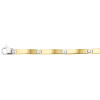 topmodel-bicolor-dames-armband-van-goud