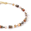 bruine-en-beige-coeur-de-lion-geocube-ketting-4905-10-1100-met-carneool-aventurijn-en-rozekwarts