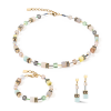 coeur-de-lion-geocube-ketting-iconic-precious-multicolor-4905-10-1576-goudkleurig-met-pastelkleuren