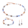 coeur-de-lion-geocube-oorhangers-iconic-precious-4905-21-0738-rosegoudkleurig-met-blauw-en-beige