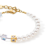 coeur-de-lion-geocube-precious-fusion-pearls-armband-5086-30-1522-met-rozekwarts-en-witte-parels