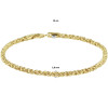 gouden-armband-draadschakel