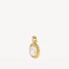 blush-6097ymq-gouden-hanger-met-ovale-bergkristal-en-witte-parelmoer-9-mm-hoogte-15-5-mm