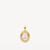 blush-6097ymq-gouden-hanger-met-ovale-bergkristal-en-witte-parelmoer-9-mm-hoogte-15-5-mm