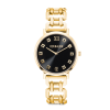 coeur-de-lion-horloge-7612-74-1613-brilliant-glamourous-met-zwarte-wijzerplaat-goudkleurig
