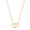 gouden-hartjes-ketting-40-42-44-cm