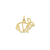 geometrische-hanger-van-goud-konijn