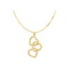 gepersonaliseerd-gouden-tripel-hart-hanger