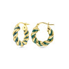 gold-plated-gedraaide-oorringen-met-groene-emaille-5-mm-breed-diameter-21-31-mm