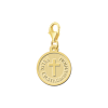 gouden-bedel-rond-met-kruisje-voor-naam-en-datum