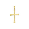 gouden-hanger-kruis-vlak-glanzend
