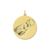 gouden-ronde-foto-hanger-30-mm
