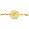 names4ever-mj010989-gouden-schakelarmband-met-ovale-hanger-en-letter-c