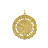 ronde-gouden-vingerafdruk-hanger-met-eigen-tekst-30-mm