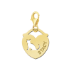 gouden-bedel-hartvorm-kat