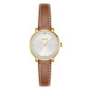 boss-lucia-hb1502817-goudkleurig-stalen-dameshorloge-met-bruine-leren-band-o-28-mm