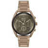 boss-top-hb1514094-herenhorloge-van-staal-beige-goudkleurig-met-olijf-groene-wijzerplaat-o-44-mm
