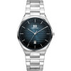danish-design-tidlos-dkx-petrol-iq98q1302-stalen-herenhorloge-zilverkleurig-blauw-40-mm