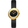 danish-design-frihed-issten-iv11q1308-dameshorloge-ovaal-gold-plated-staal-en-zwarte-leren-band-32-mm