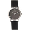 danish-design-globe-elbe-iv13q272-dameshorloge-van-titanium-met-zwartleren-band-o-27-mm