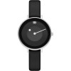 danish-design-mane-iv13q1260-zwart-en-rond-dameshorloge-met-leren-band-en-stalen-kast