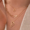 jackie-gold-jkn25-551-14-karaat-gouden-ketting-met-3-cirkels-lengte-40-42-5-45-cm