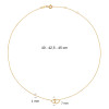 jackie-gold-jkn25-559-14-karaat-gouden-ketting-met-2-hartjes-glanzend-en-gedraaid-lengte-40-42-5-45-cm